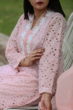 3pc Chikankari Suit with Organza Dupatta (Stitched) - Image 5