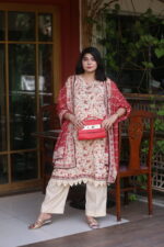 3pc lawn suit-Printed (Stitched)
