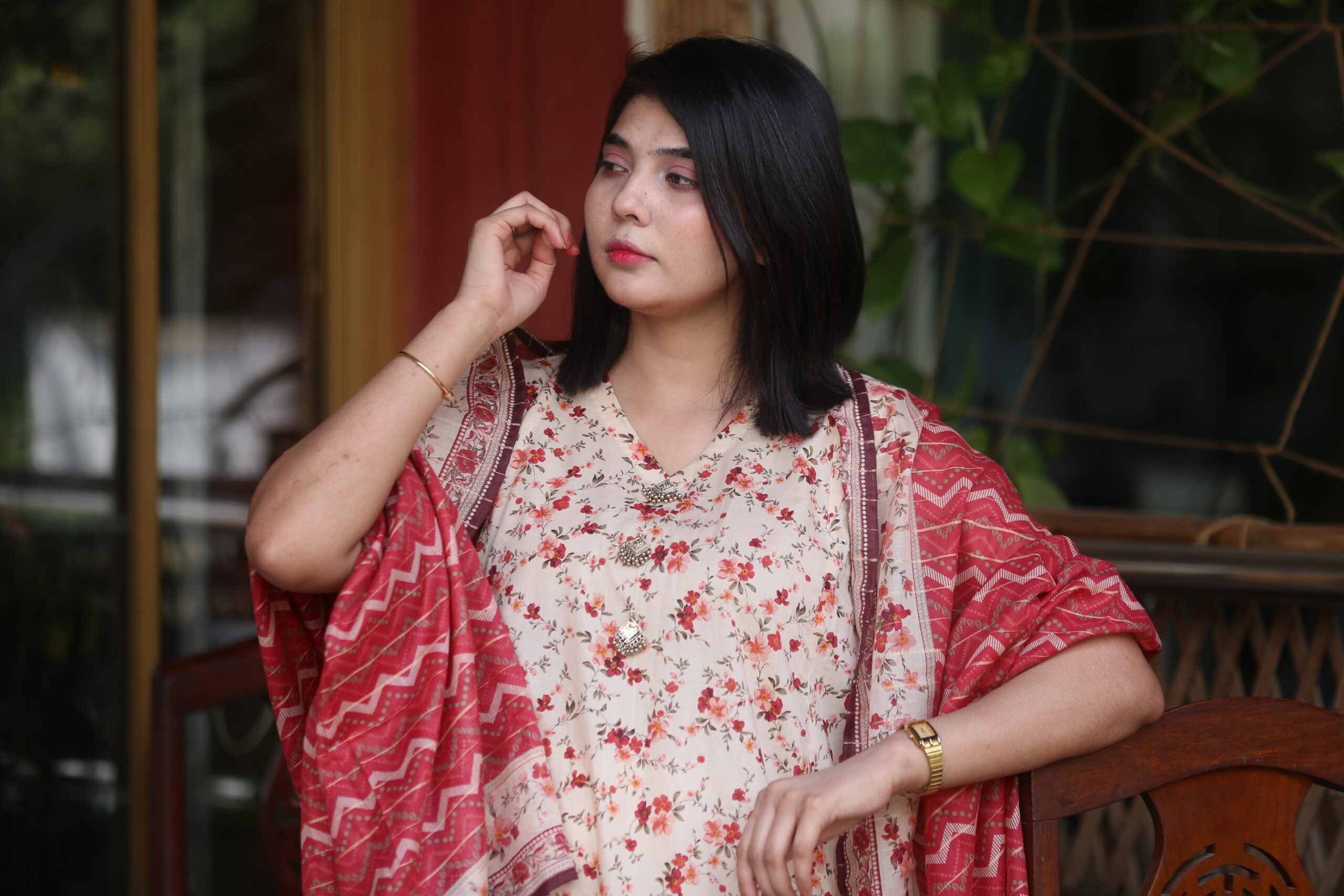 3pc lawn suit-Printed (Stitched)