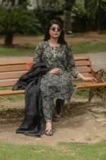 2pc lawn suit-Printed (Stitched) - Image 2