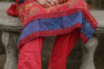 2pc Embroidered Suit Dark Pink (Stitched) - Image 7